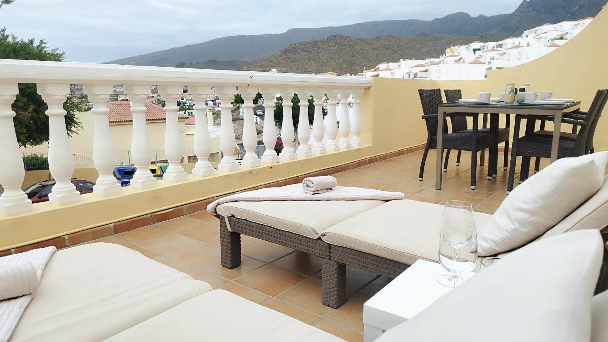 Charming & Sunny Apartment With Ocean View Costa Adeje  Exteriör bild